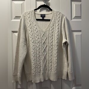 Chaps Classics 3X metallic glitter sweater